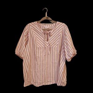 Lauren Conrad Striped Summer Blouse - Size 2X